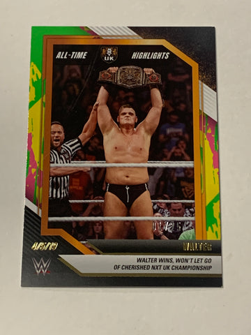 Walter aka Gunther 2022 WWE NXT Parallel Card #’ed 1/25 (Very Rare)