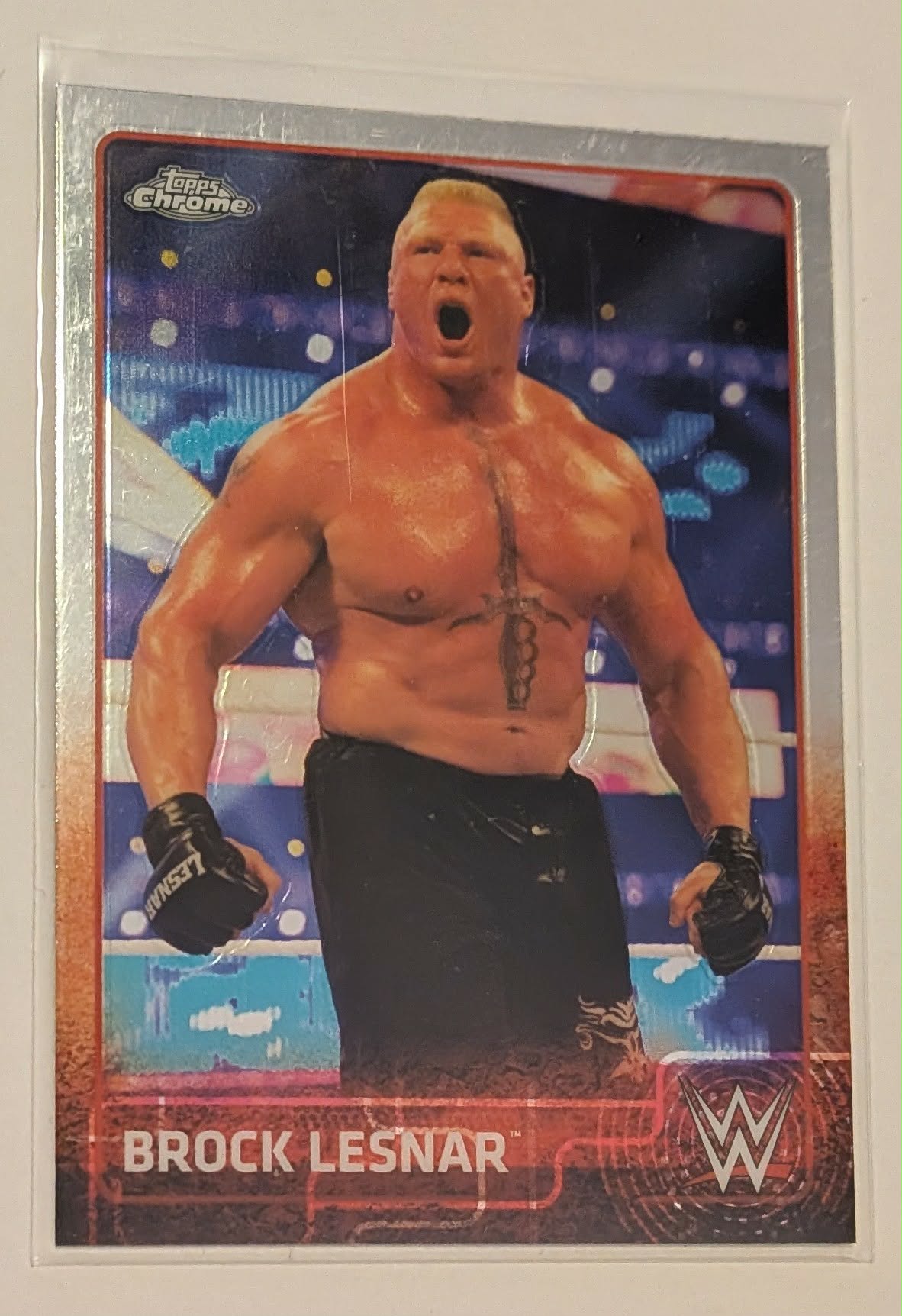 Brock Lesnar 2015 Topps Chrome WWE #12