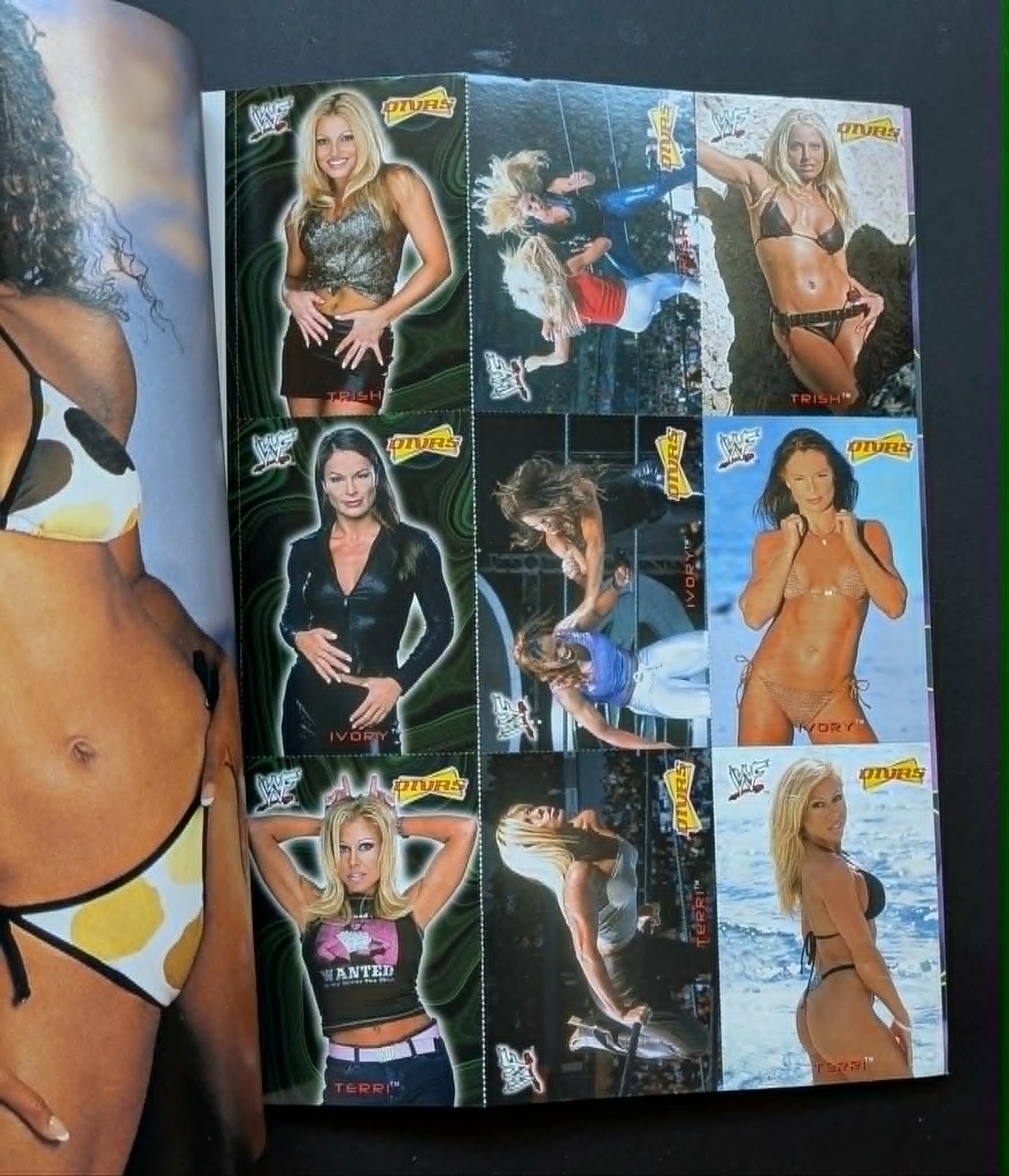 WWF Divas 2002 Magazine Trish Stratus (With Cards)