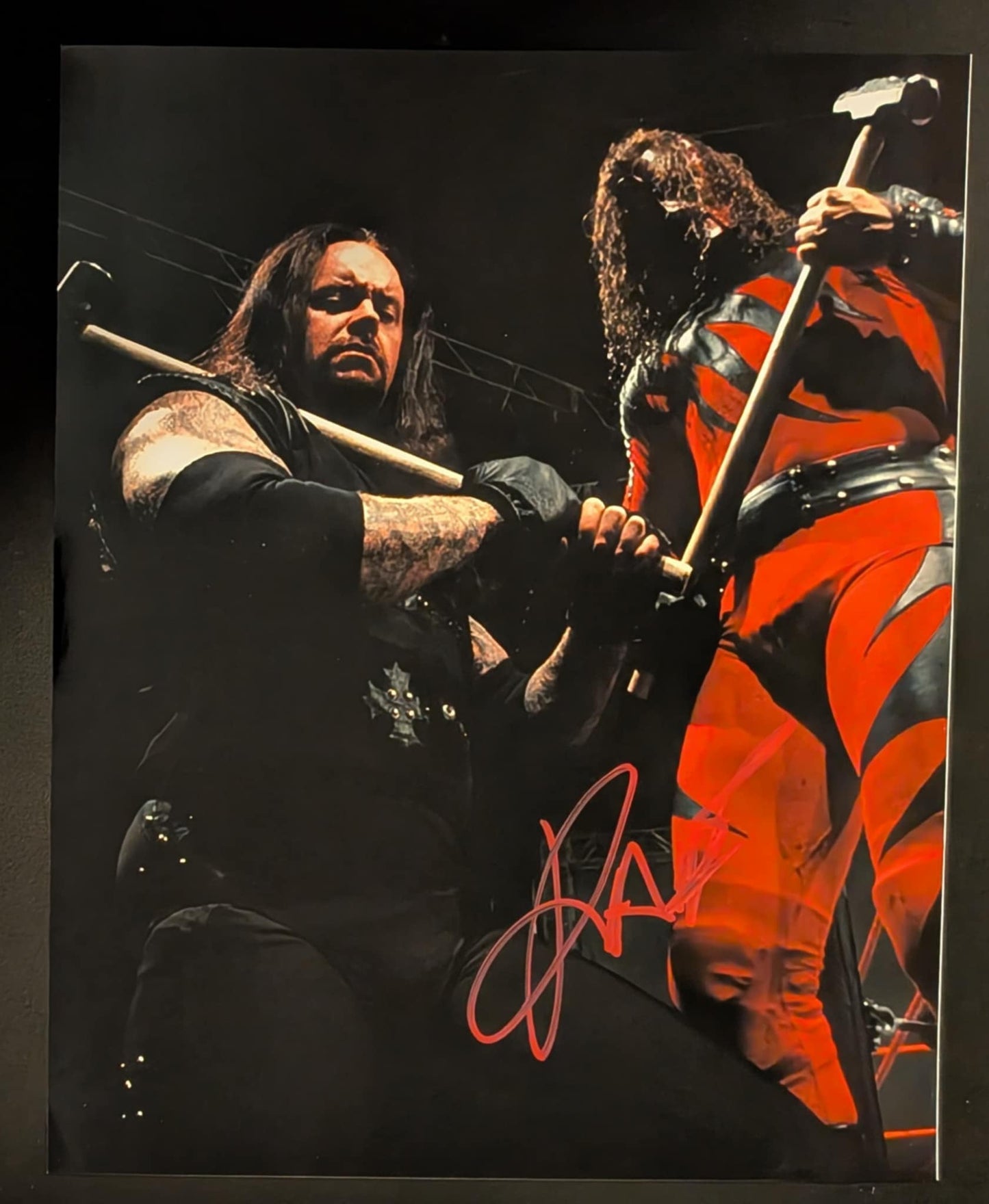 Kane Signed Photo Pose 2 COA