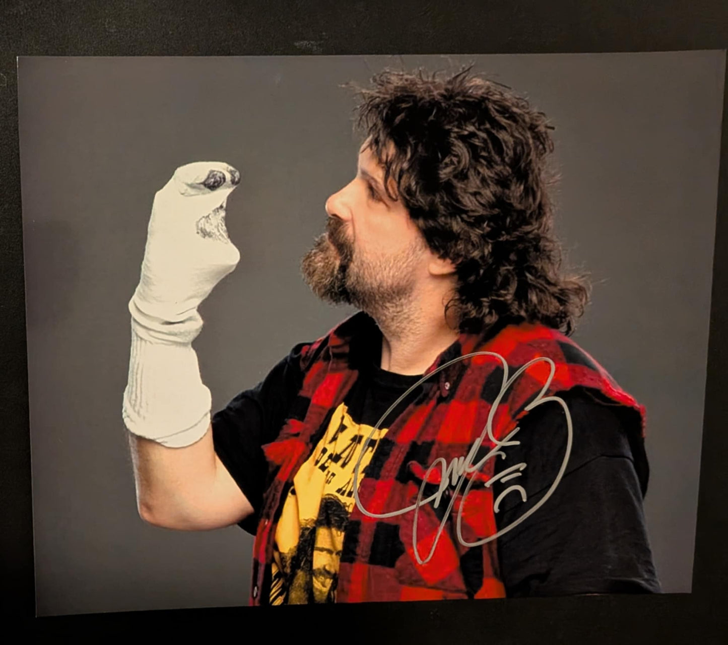 Mankind (Mick Foley) Pose 1 Signed Photo COA