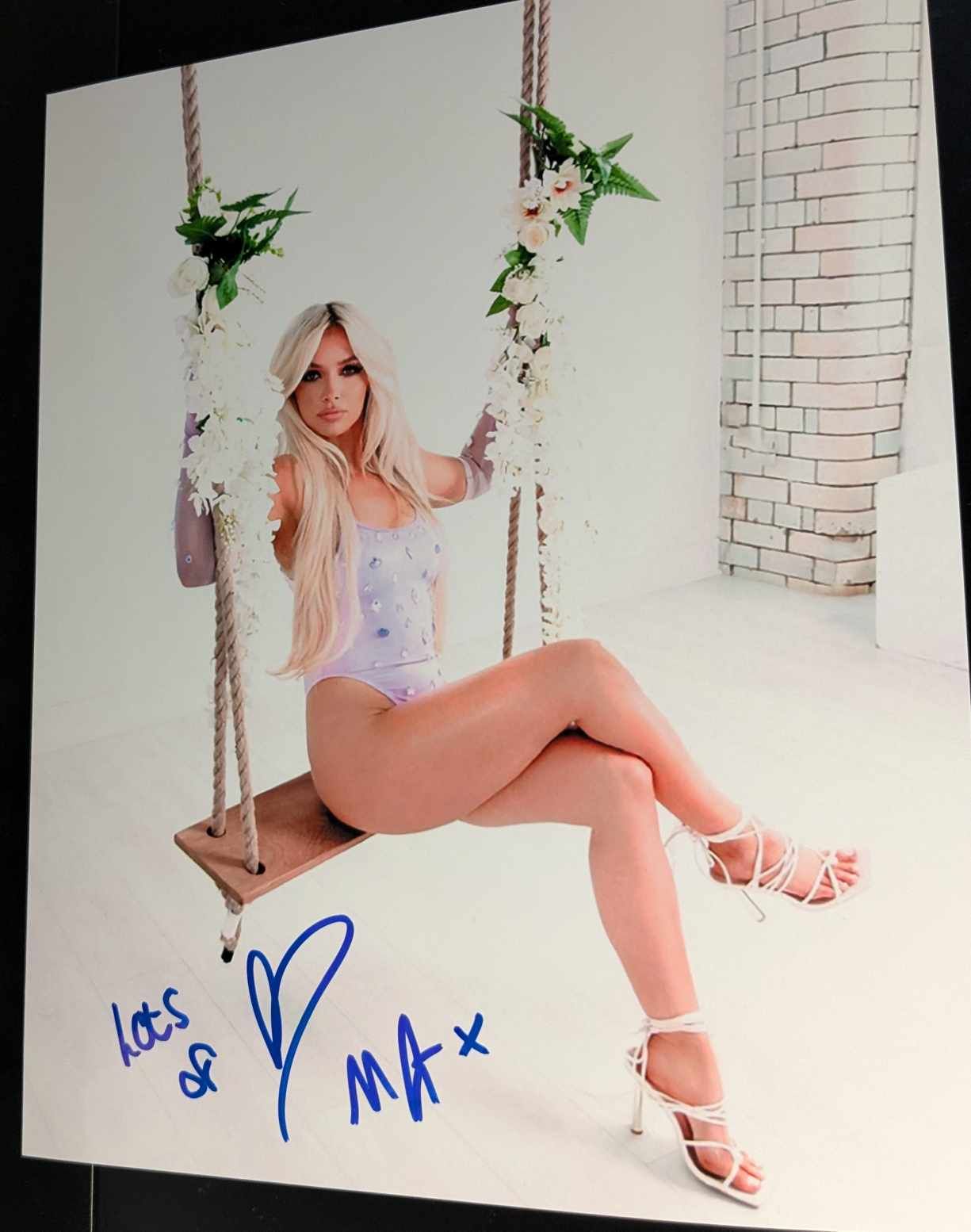 Myla Grace Pose 1 Signed Photo COA