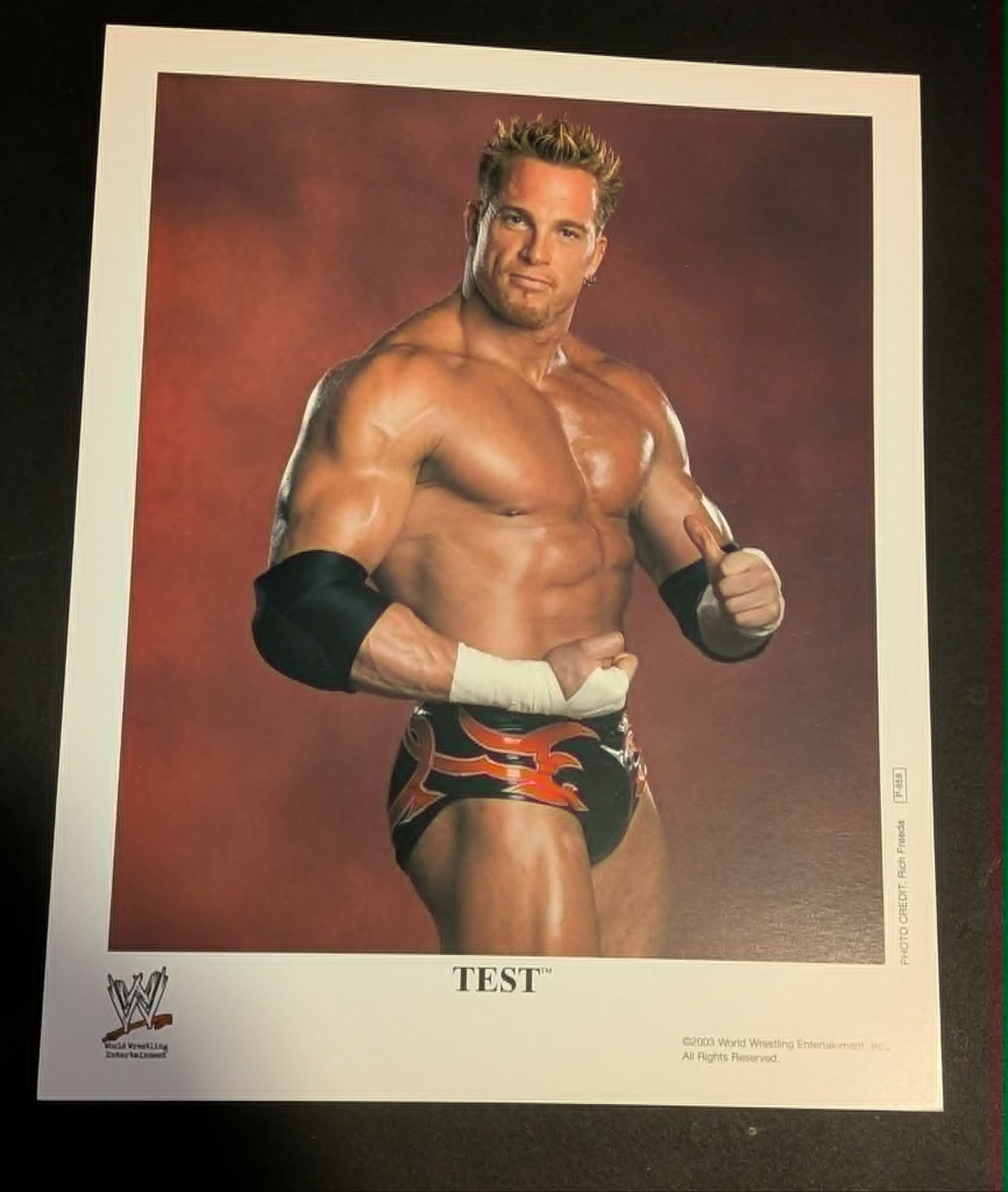 Test Official WWE Promo P-859 Photo