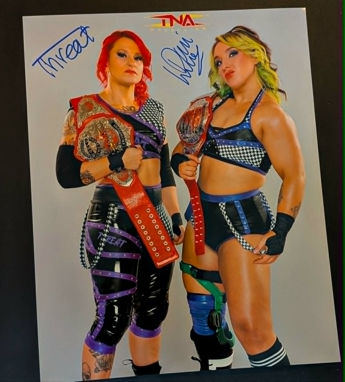 Jody Threat & Dani Luna Dual Signed Photo COA