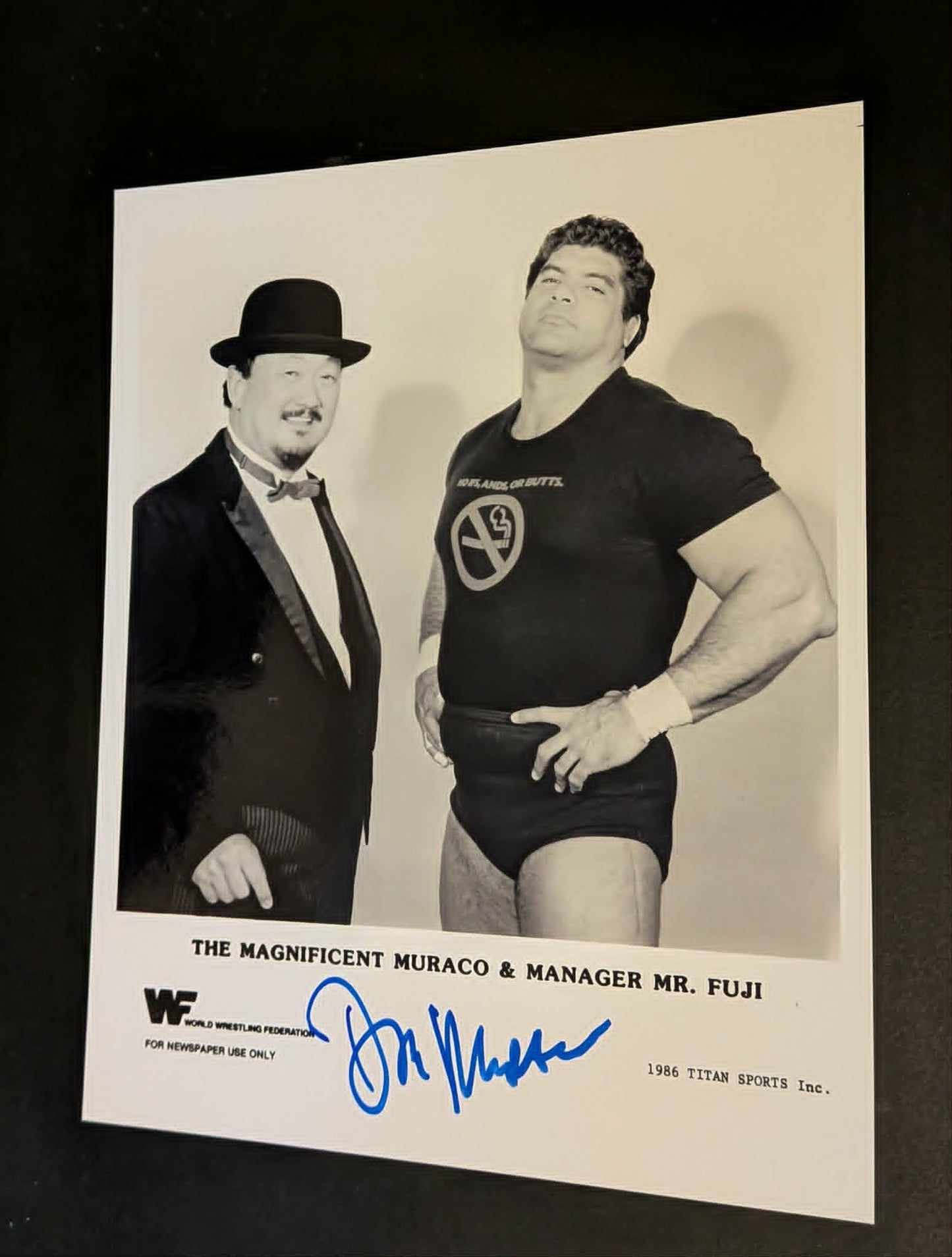 Don "The Magnificent" Muraco Pose 1 Signed Photo COA