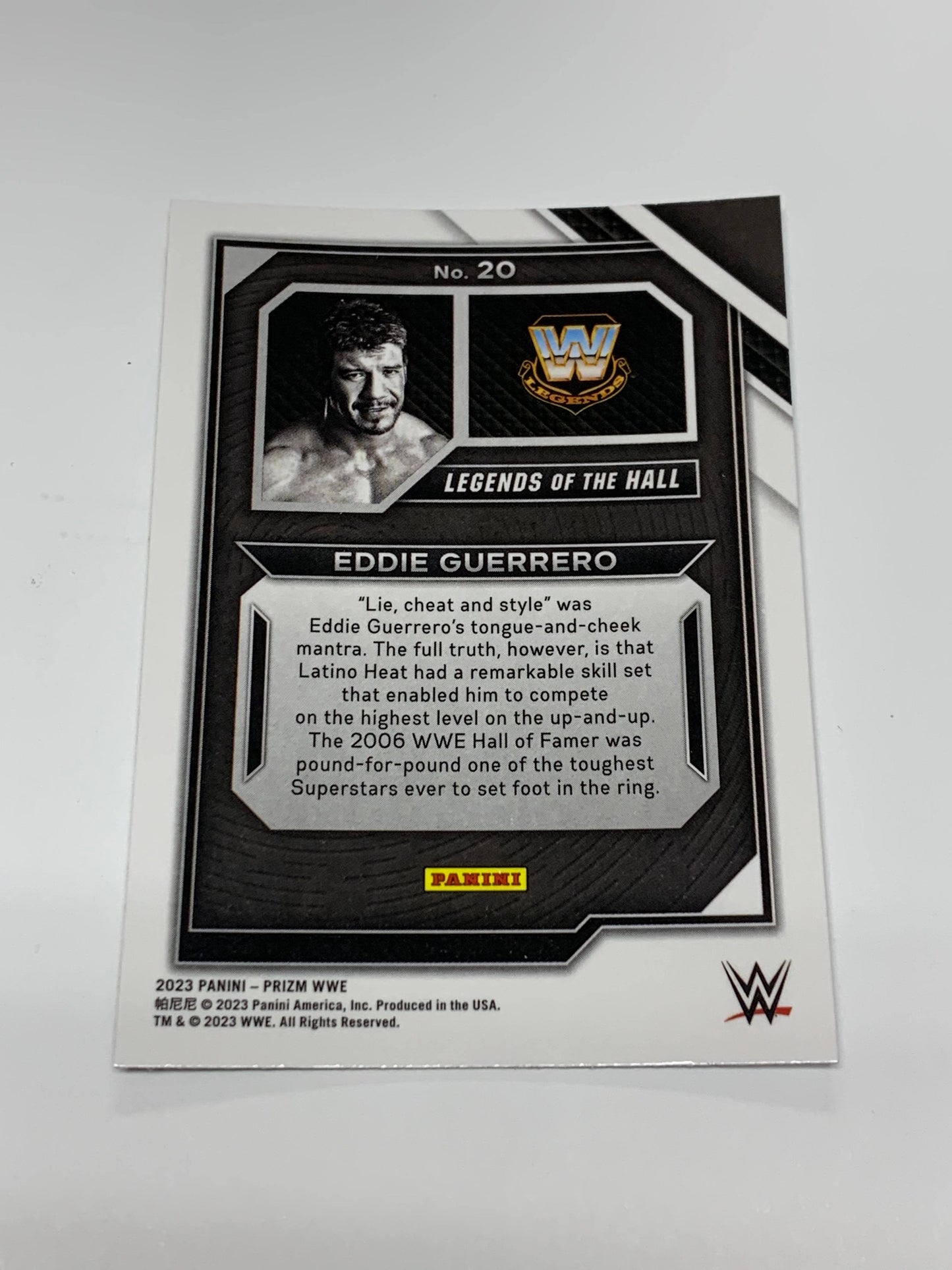 Eddie Guerrero 2023 WWE Panini Prizm “Legends of The Hall” #20