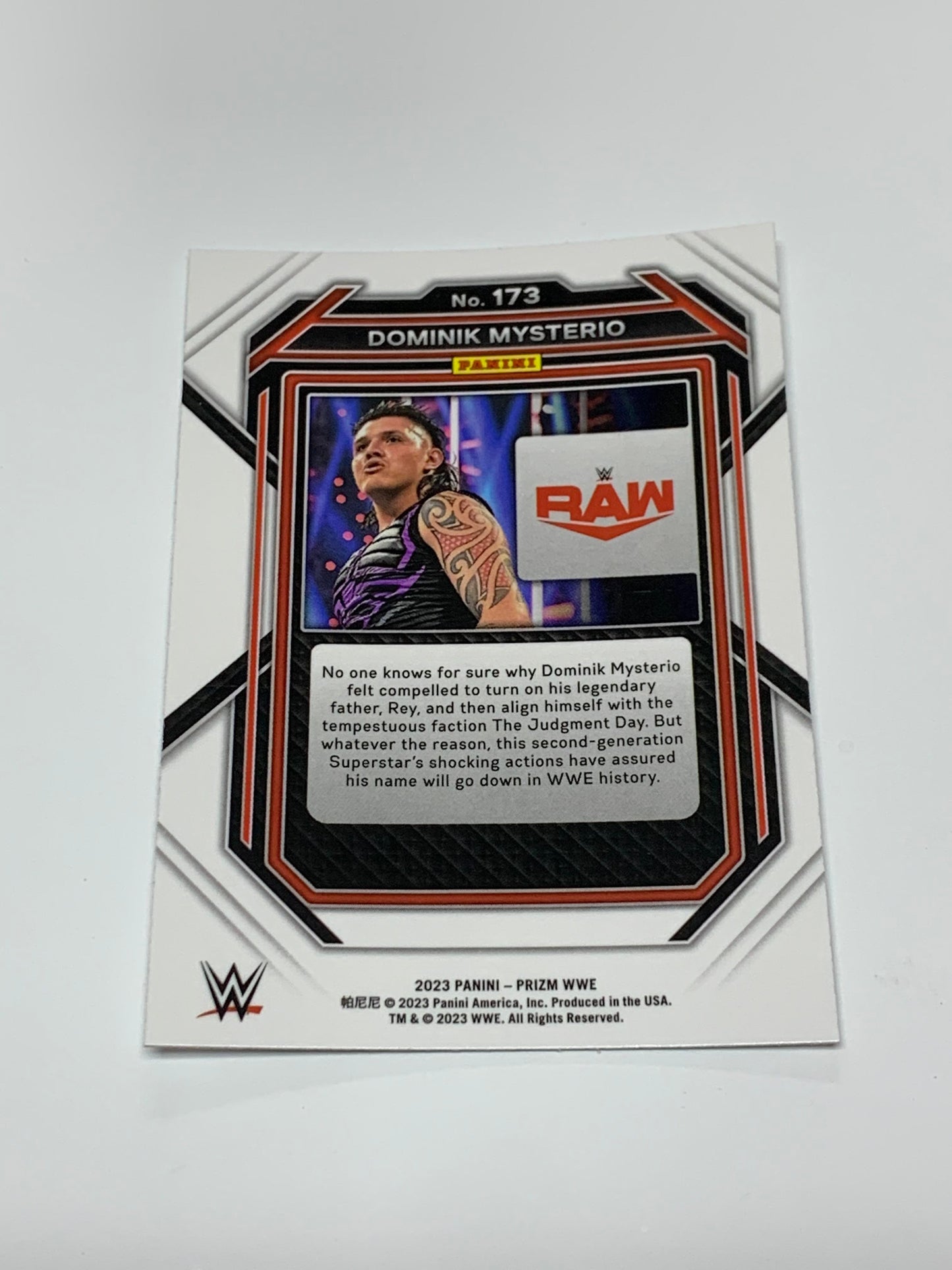 Dominik Mysterio 2023 WWE Panini Prizm Card #173
