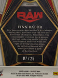 Finn Balor 2022 WWE Select “Premier Level” Tie-Dye Prizm Refractor Card #7/25 (Judgement Day)