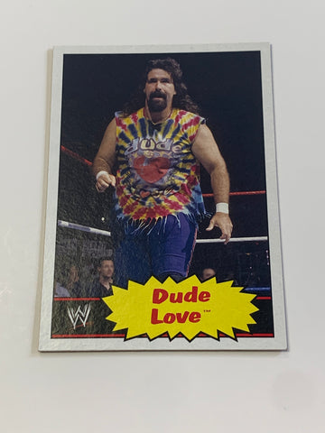 Mick Foley 2012 WWE Topps Heritage Card Dude Love