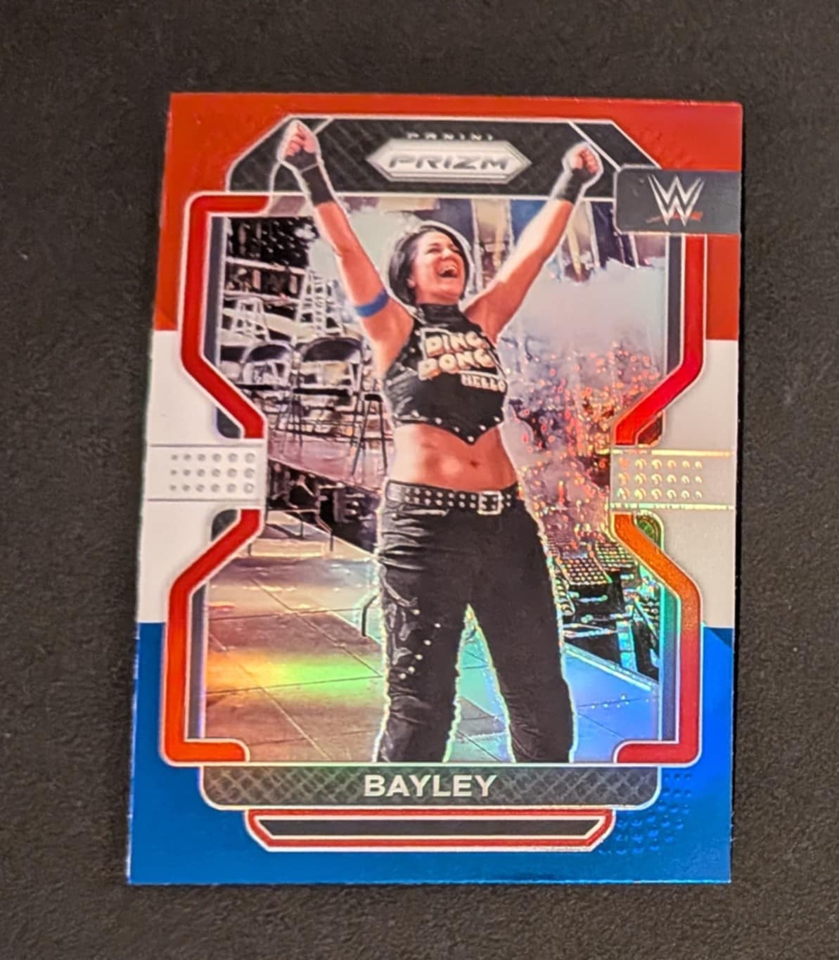 Bayley 2022 Prizm Red White & Blue Prizm #108