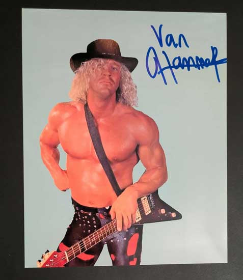 Van Hammer Pose 3 Signed Photo COA