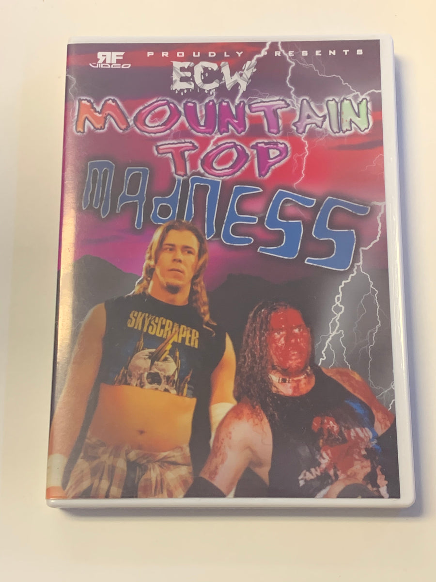 ECW DVD “Mountain Top Madness” 2/28/97 Cactus Jack Sandman Dreamer