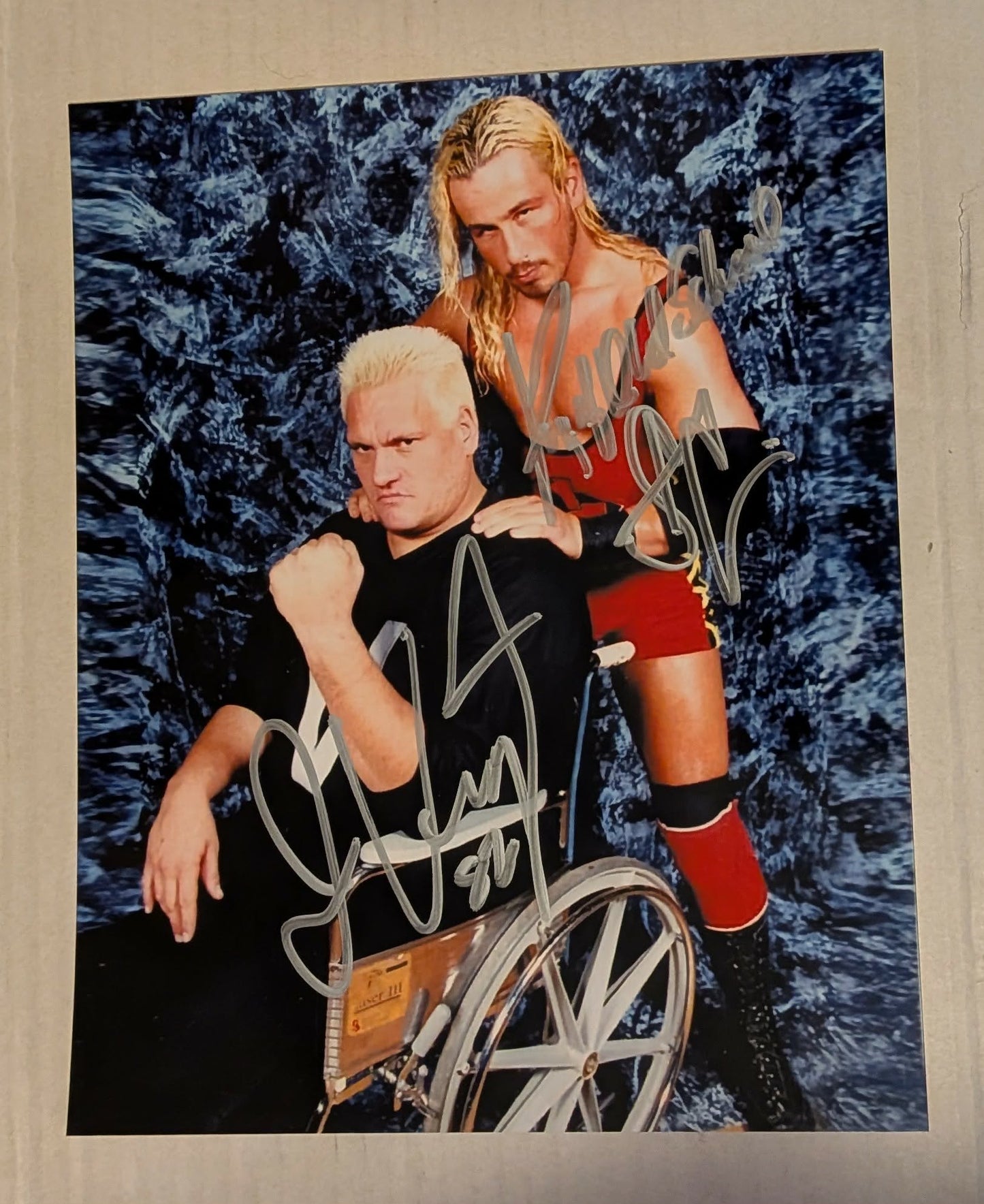 Steve Corino & Jack Victory Pose 1 Dual Signed Photo COA