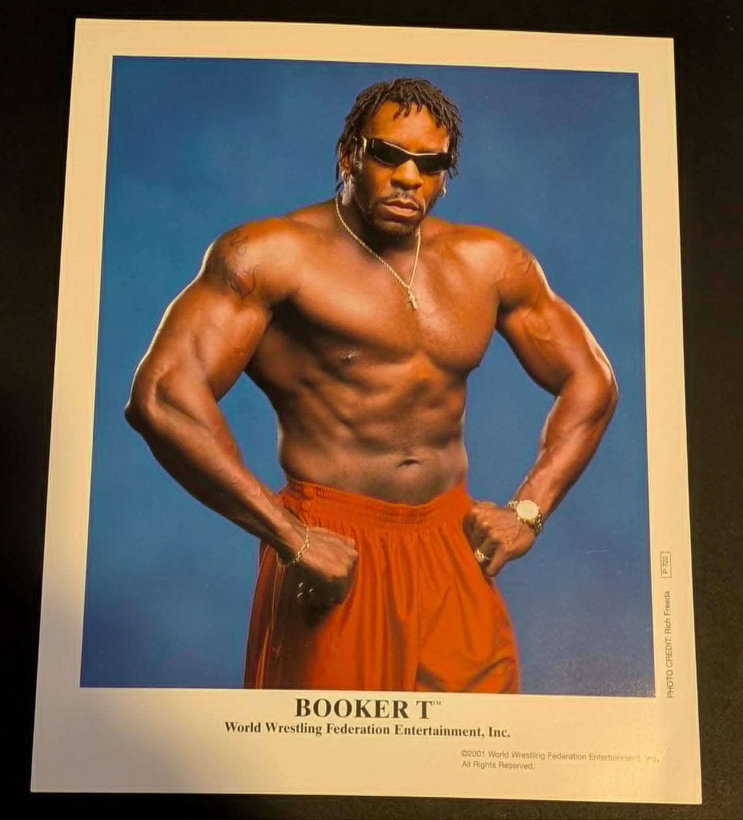 Booker T Official WWE Promo P-722 Photo