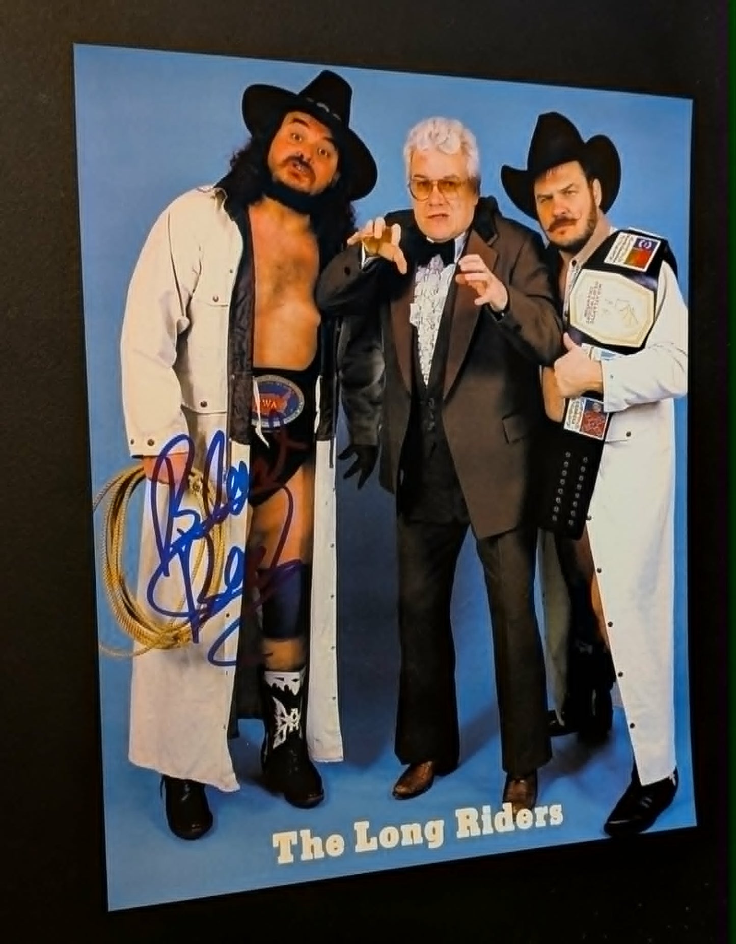 Black Bart Signed Photo COA