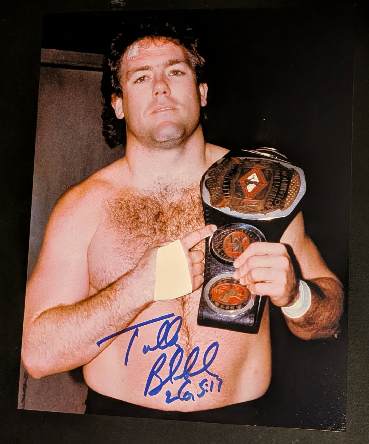 Tully Blanchard Signed Classic Photo COA