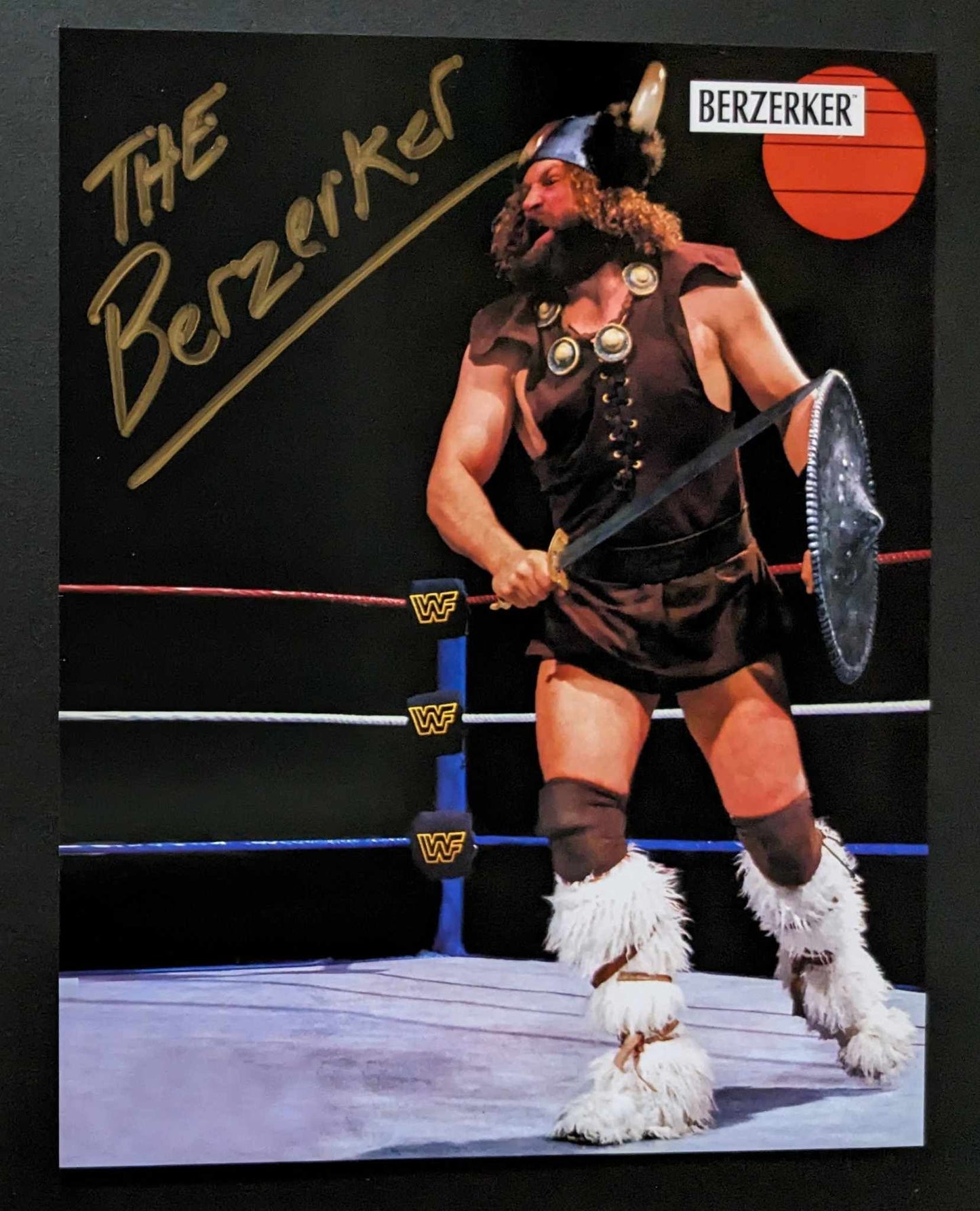 The Berzerker Pose 1 Signed Photo COA