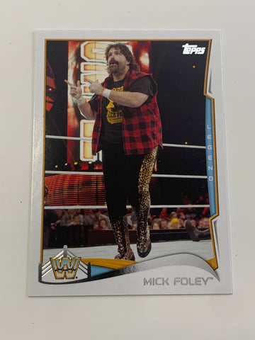 Mick Foley 2014 WWE Topps Card Cactus Jack