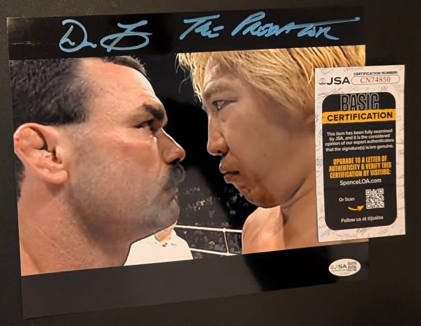 Don Frye Signed UFC Photo B JSA COA