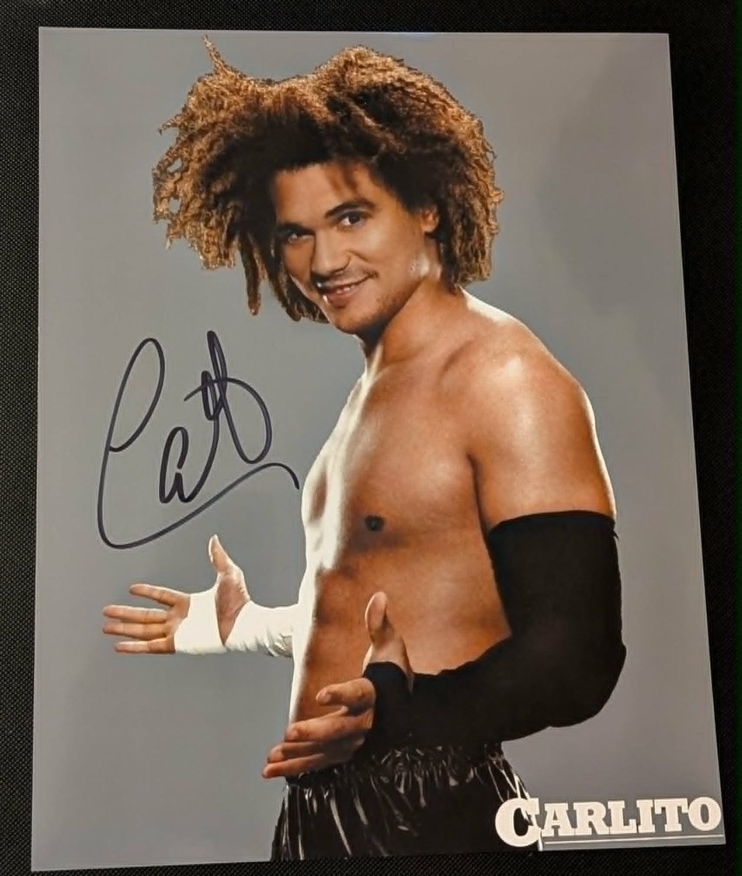 Carlito Pose 5 Signed Photo COA