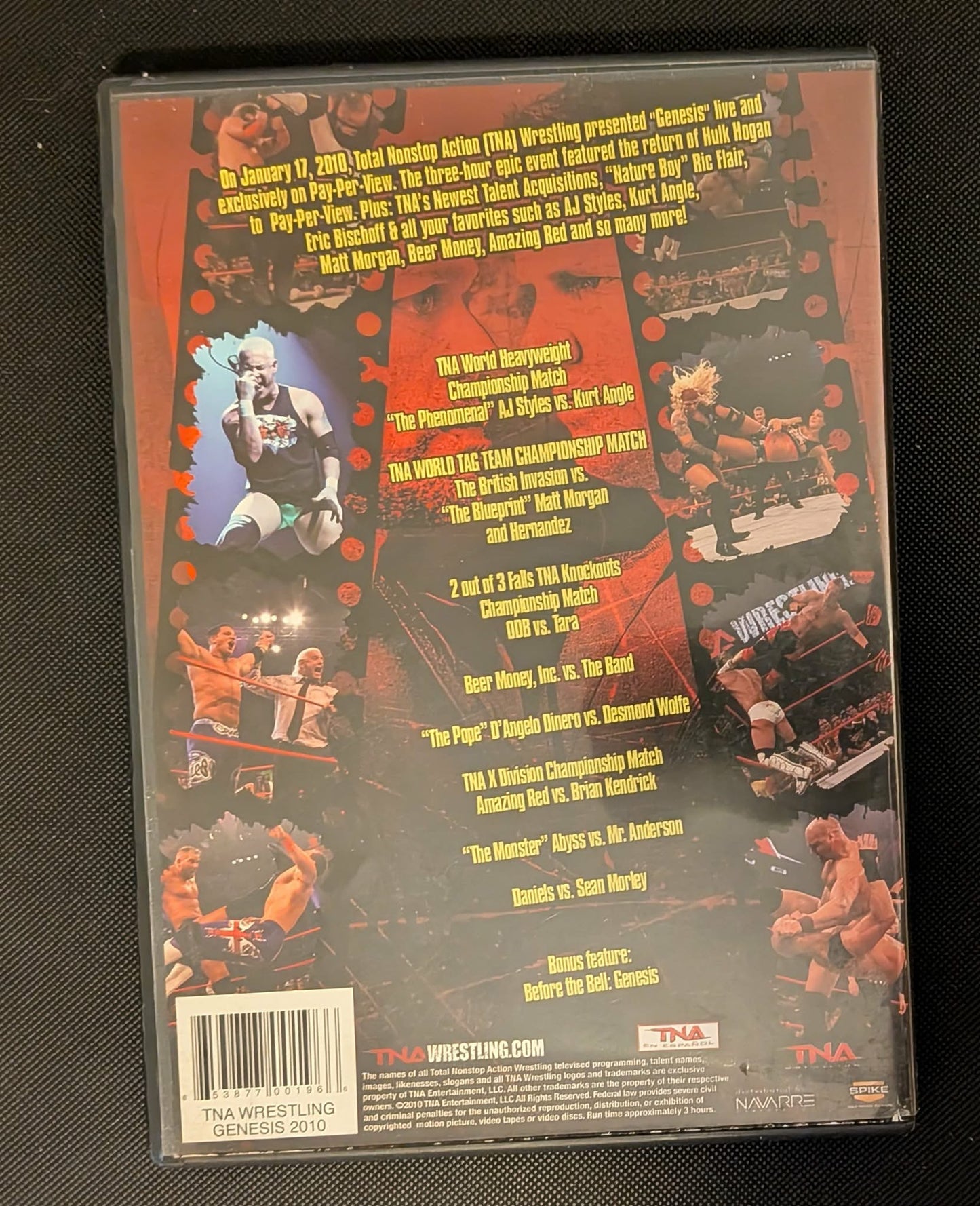 TNA DVD Genesis 2010 (Hulk Hogan AJ Styles)