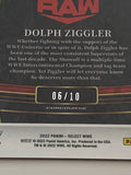 Dolph Ziggler 2022 Select GOLD FLASH PRIZM Refractor Card #6/10 (Beautiful)
