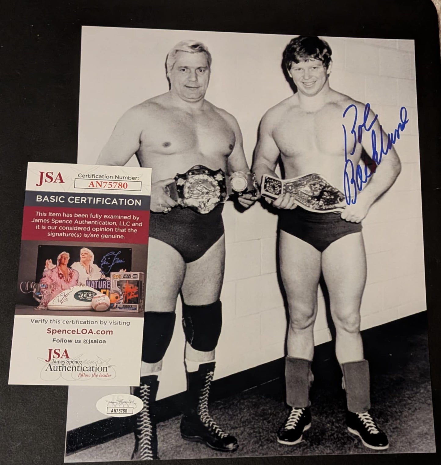 Bob Backlund Signed Photo JSA COA