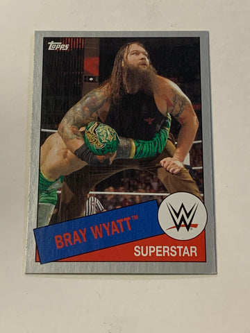 Bray Wyatt 2015 WWE Topps Heritage “Silver Parallel “ Card