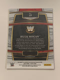 Hulk Hogan 2022 WWE Select Concourse Level Purple Orange Prizm Refractor Card
