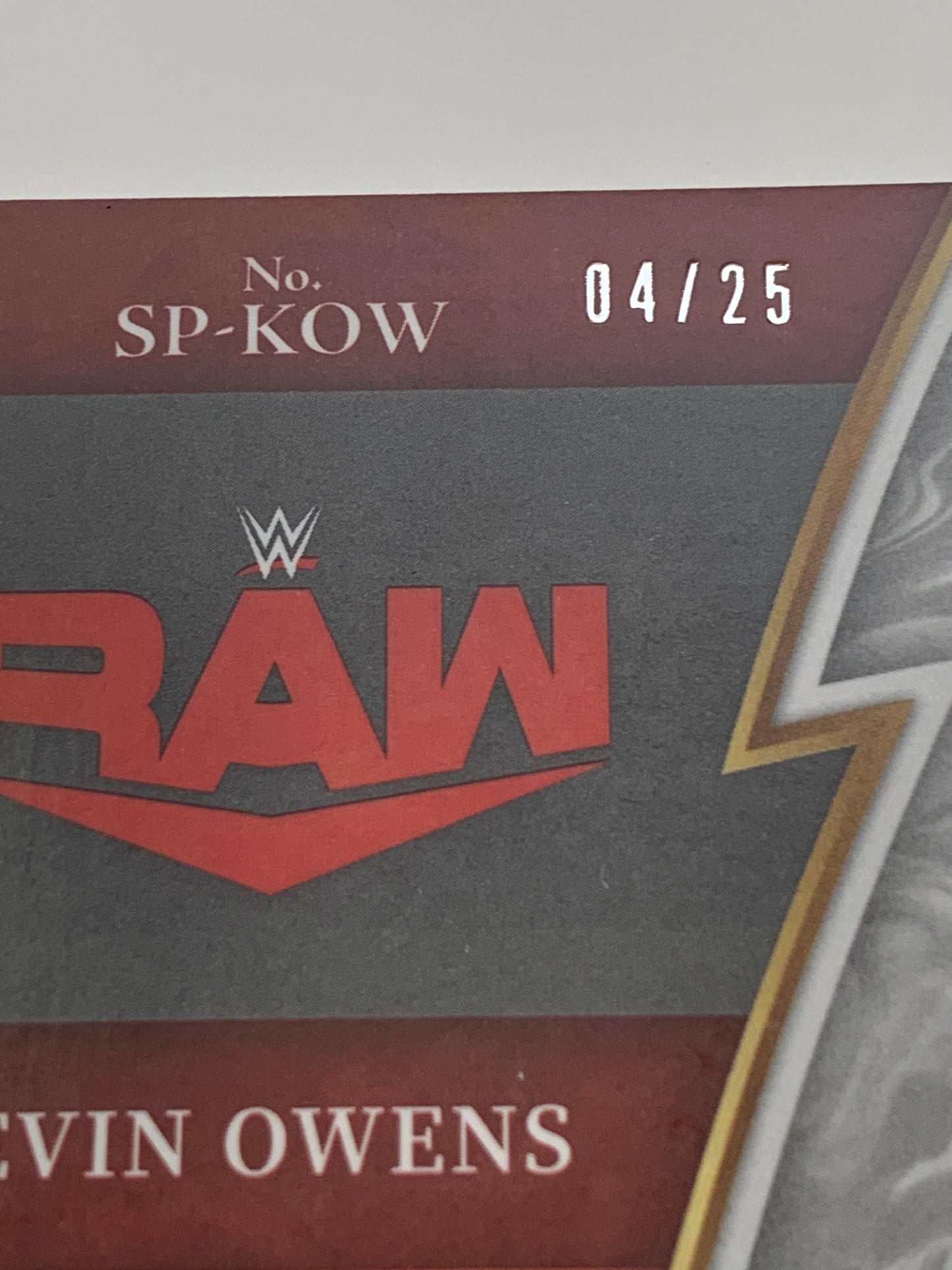 Kevin Owens 2022 WWE Select Tie-Dye 2-Color Patch #4/25