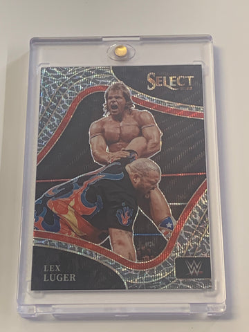 Lex Luger 2022 WWE Select Ringside Prizm “Elephant” Variant Card (Very Rare)