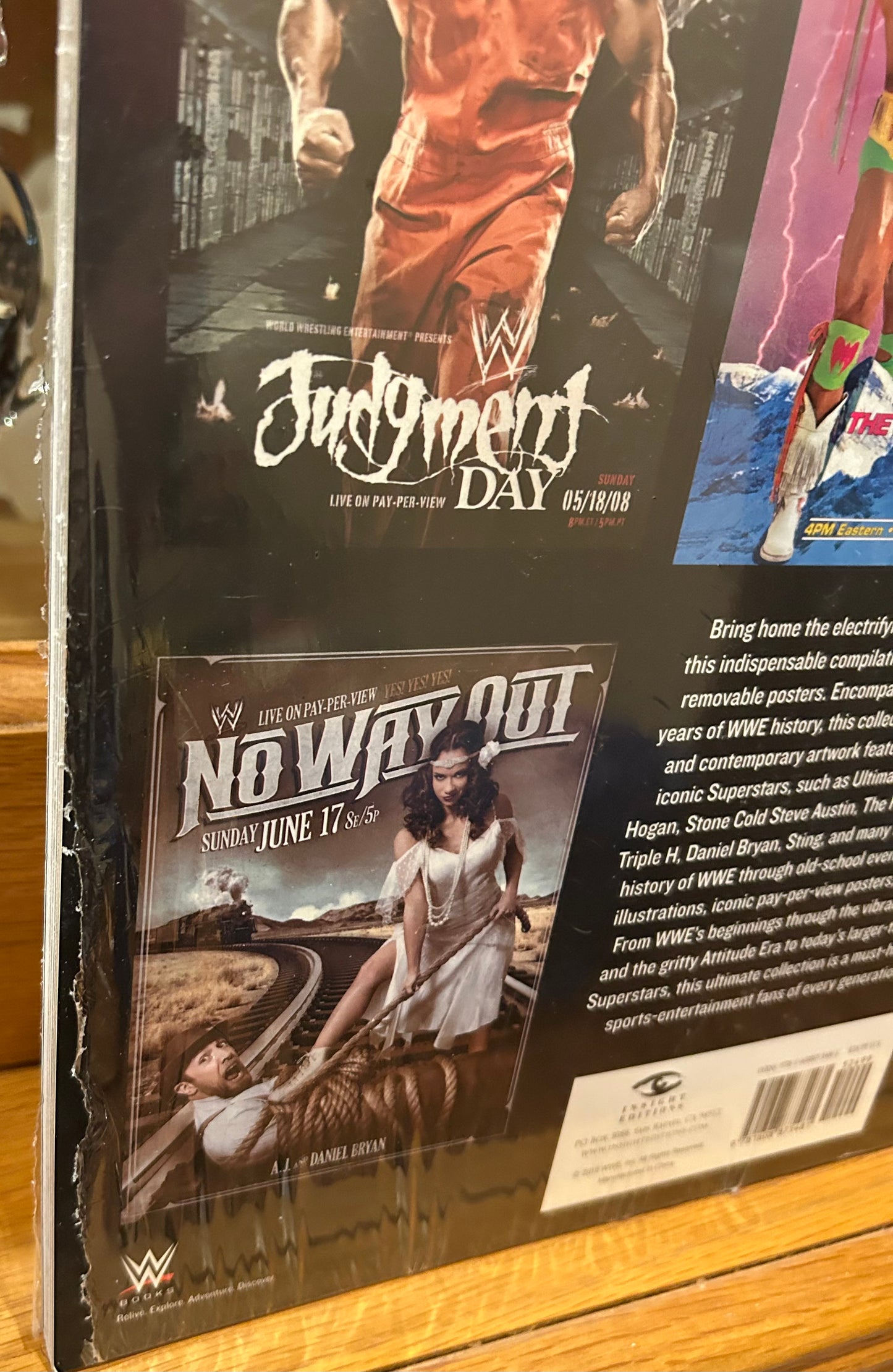 * WWE The Ultimate Poster Collection Book (Never Opened)