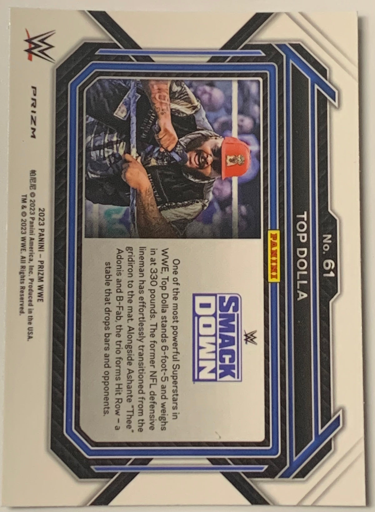 Top Dolla 2023 WWE Panini Prizm GREEN RC