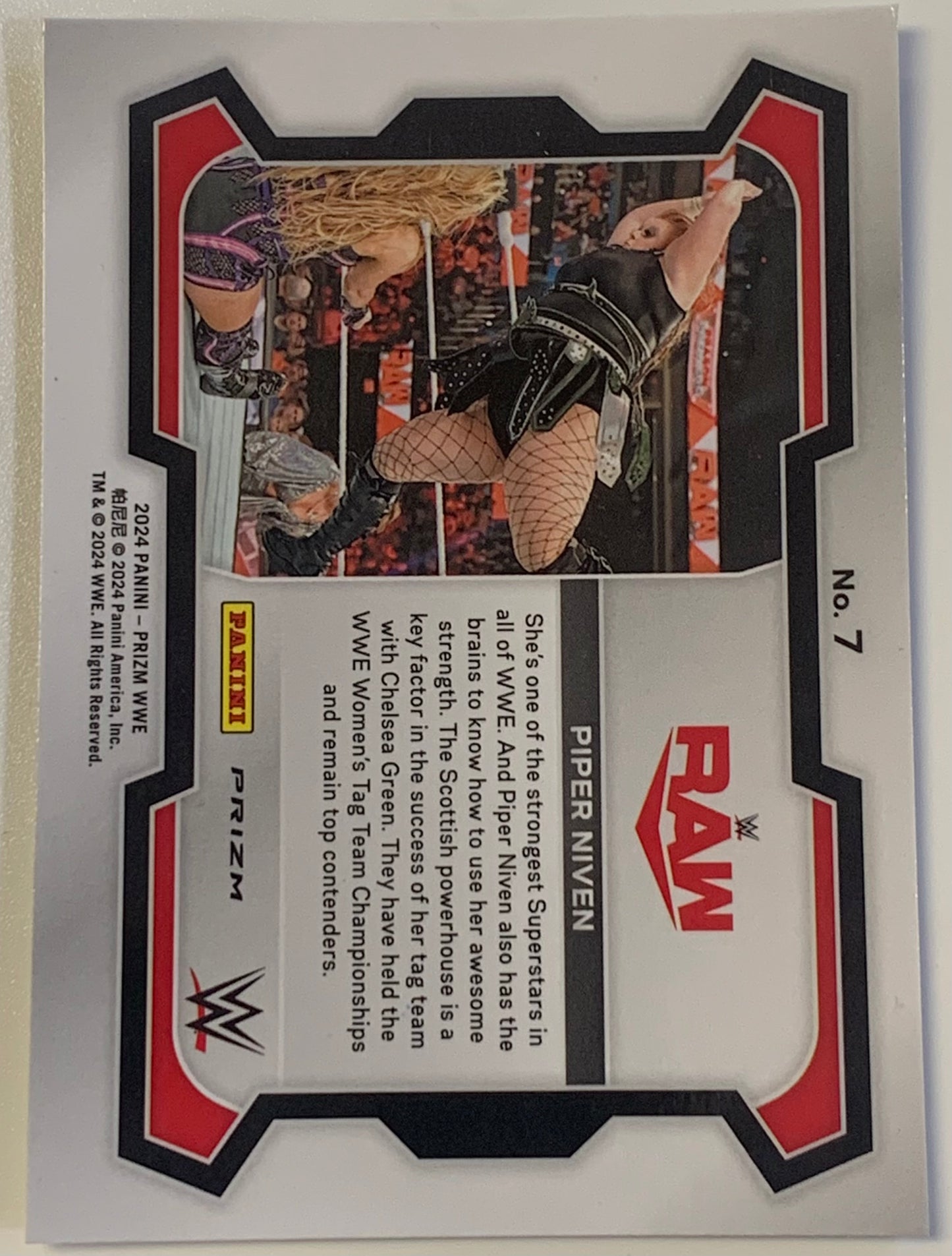Piper Niven 2024 WWE Panini Prizm Disco Card