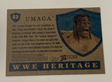 Umaga 2008 WWE Topps Heritage Card