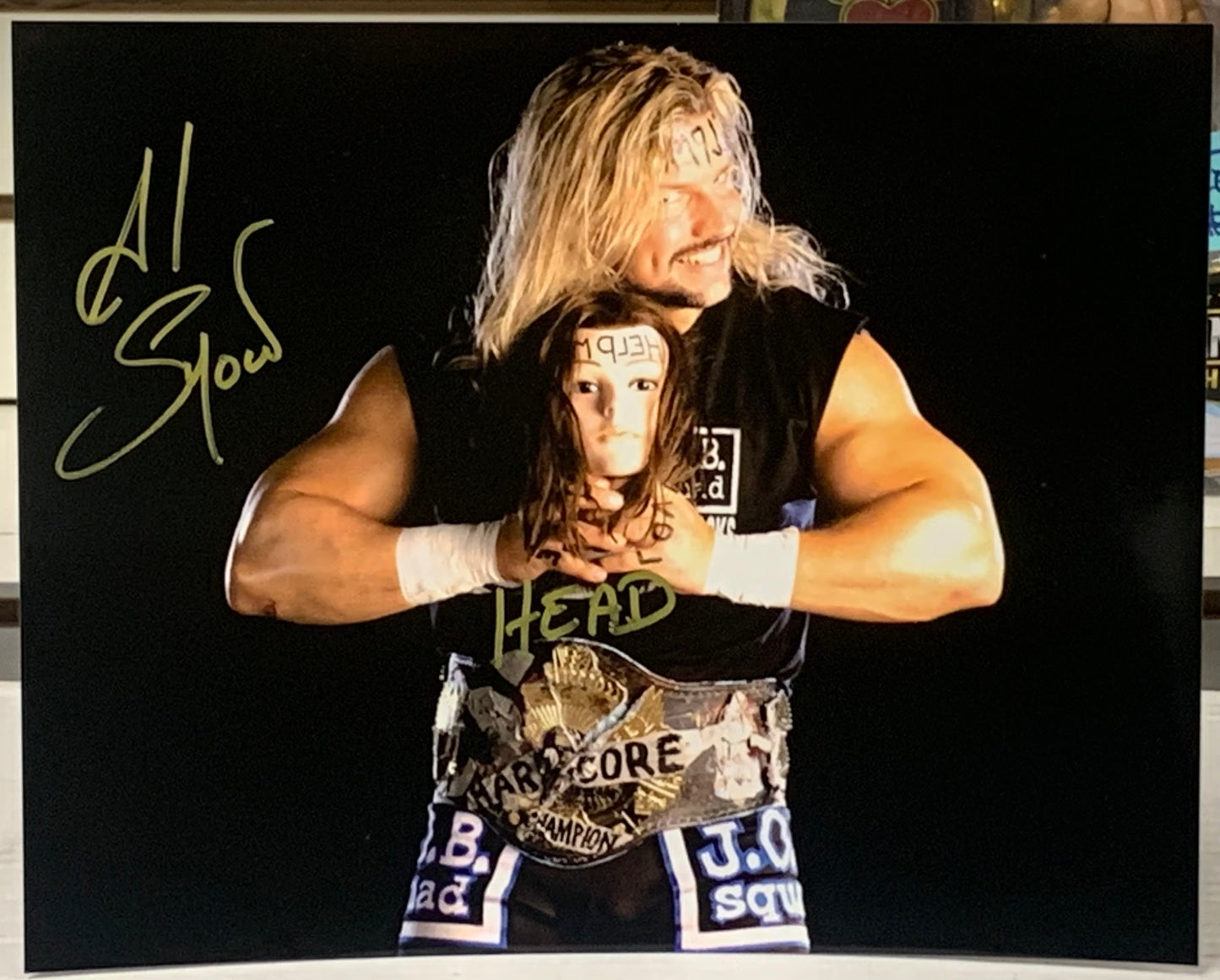 Al Snow Signed 8x10 Color Photo (Comes w/COA)