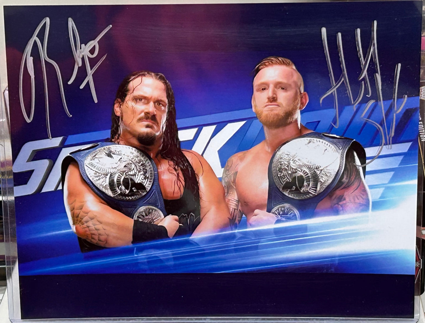 Rhyno & Heath Slater Dual Signed 8x10 Color Photo (Comes w/COA)