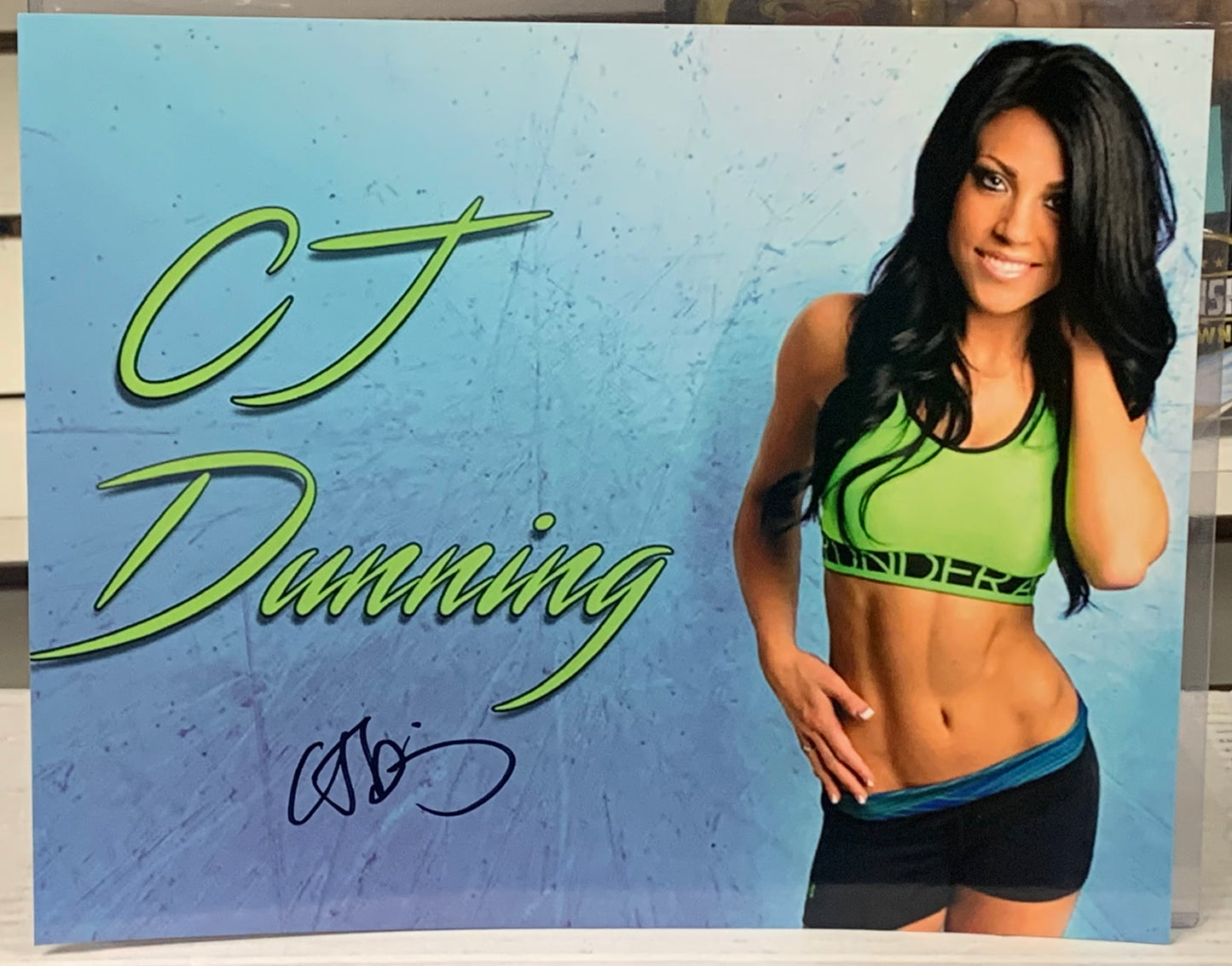 CJ Dunning Signed 8x10 Color Photo