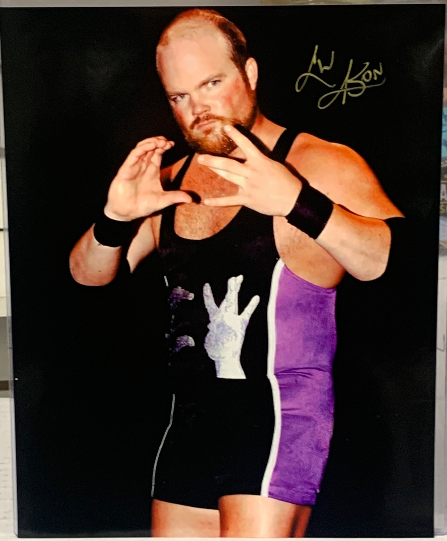 CW Anderson Signed 8x10 Color Photo ECW