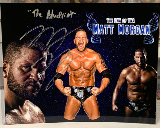 Matt Morgan Signed 8x10 Color Photo (Comes w/COA)