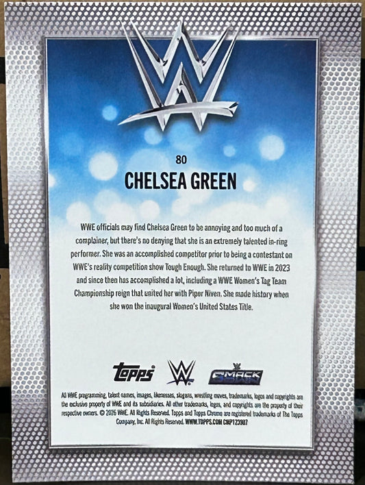 + Chelsea Green 2026 WWE Topps Chrome Card