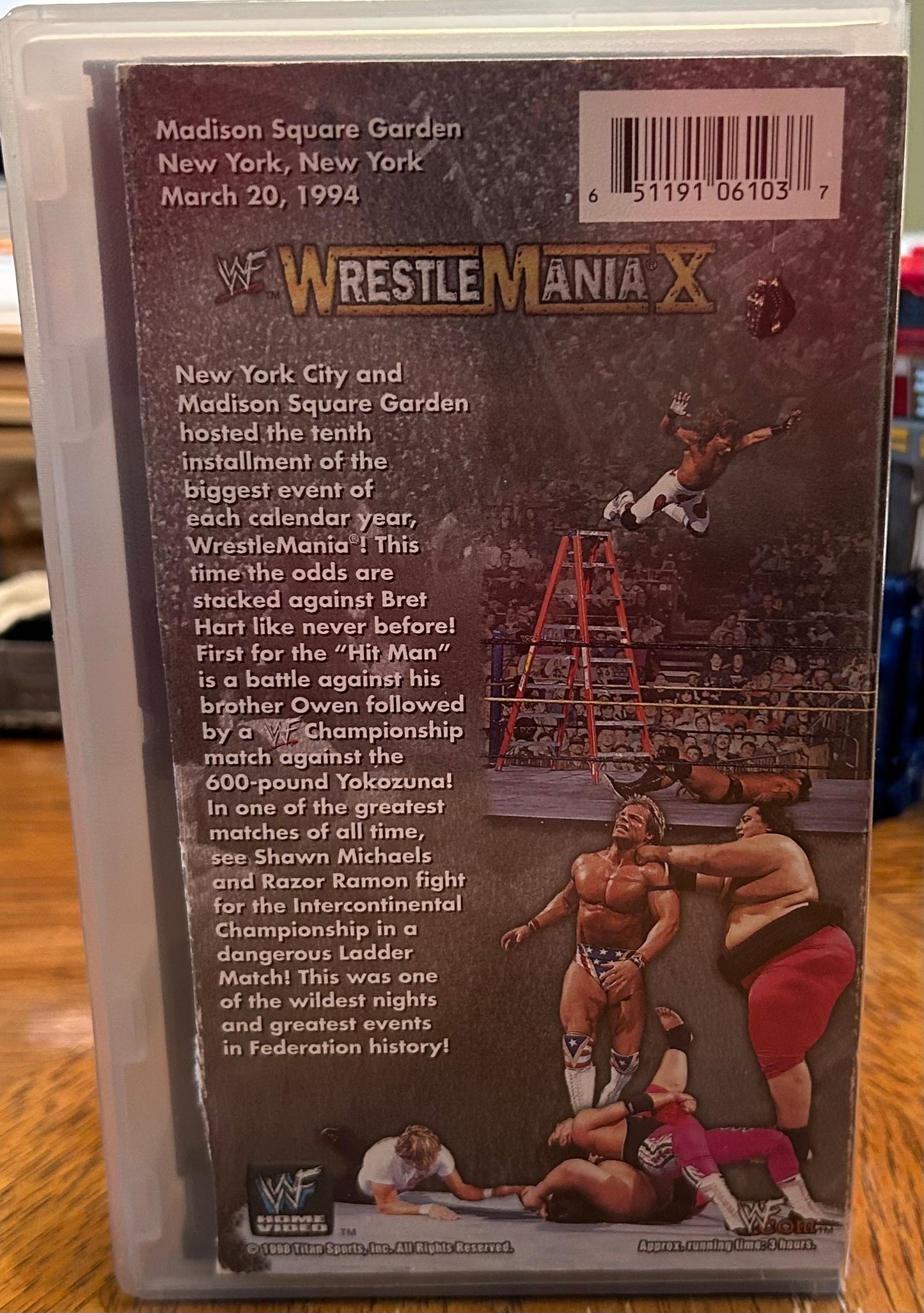 WWF WWE “Wrestlemania 10” VHS (WWE Home Video)
