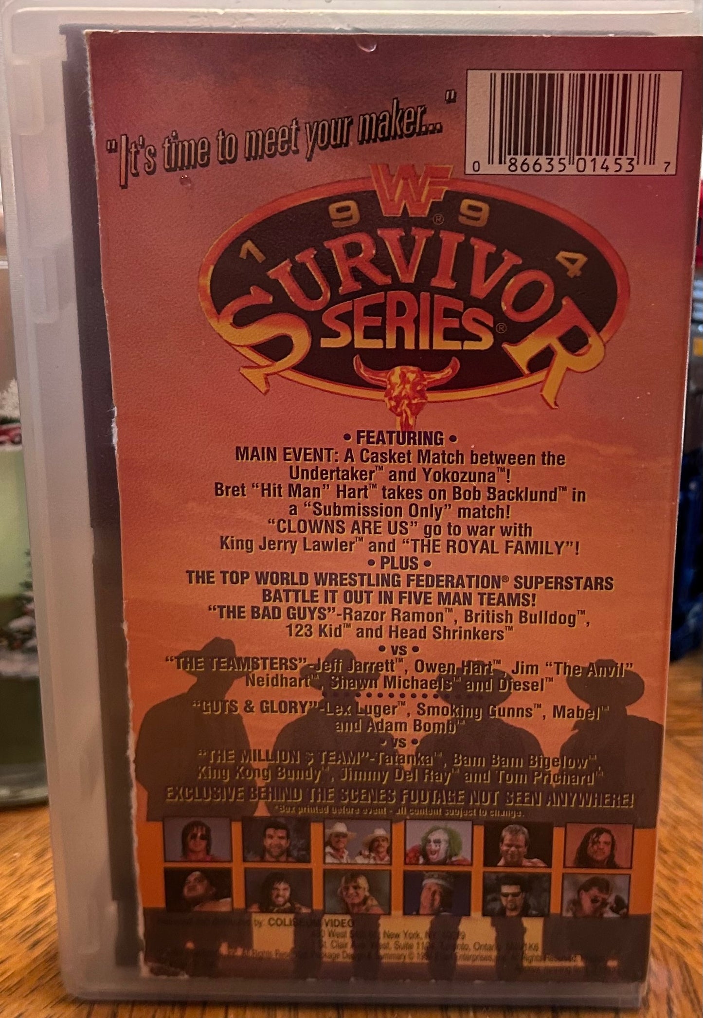 WWF WWE “Survivor Series 1994” VHS (Coliseum Home Video)