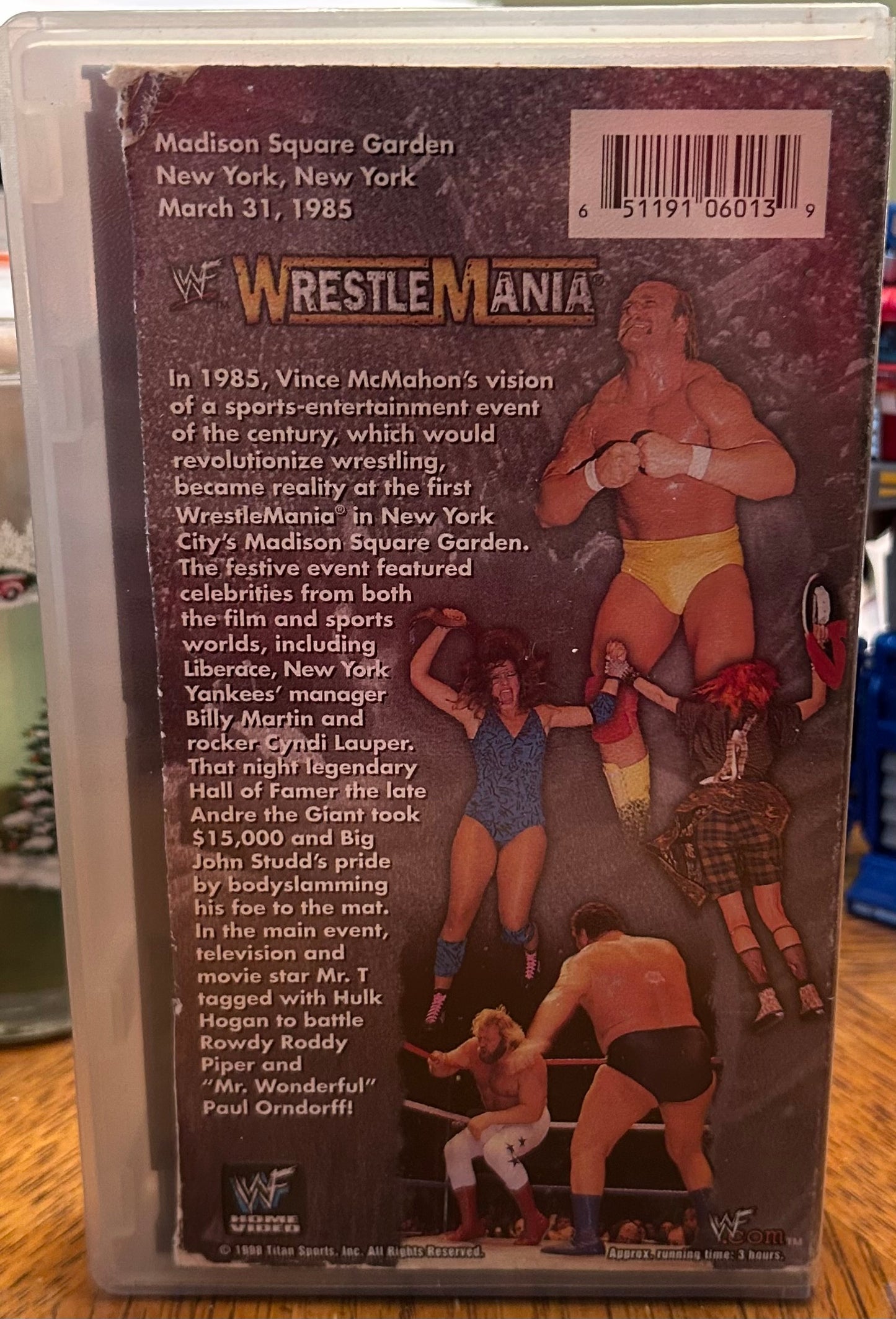WWF WWE “Wrestlemania 1” VHS (WWE Home video)