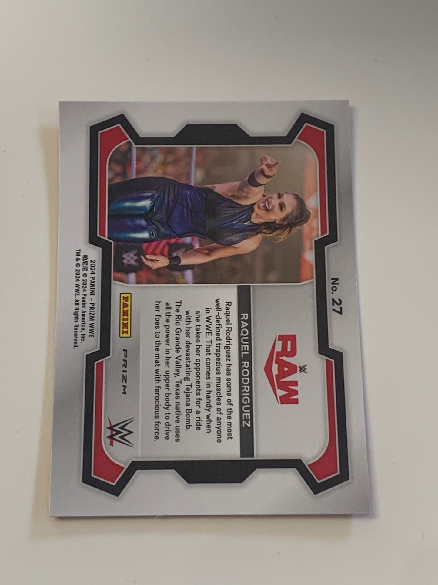 Raquel Rodriguez 2024 WWE Prizm RED WAVE