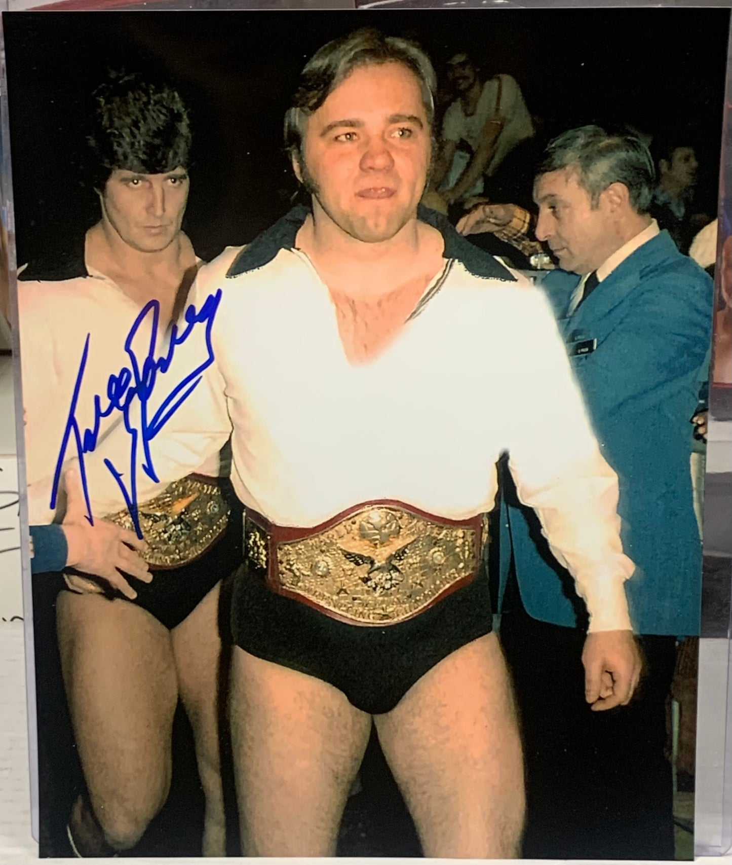 Tony Garea WWF Signed 8x10 Color Photo