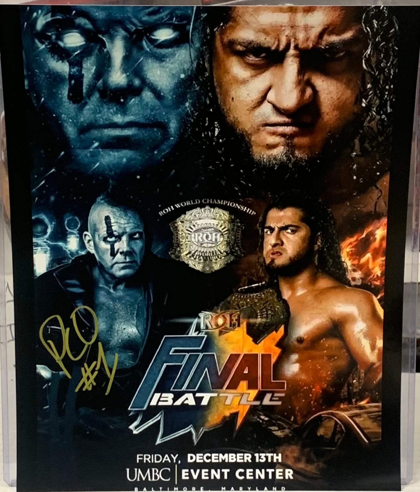 PCO ROH Signed 8x10 Color Photo (Comes w/COA)