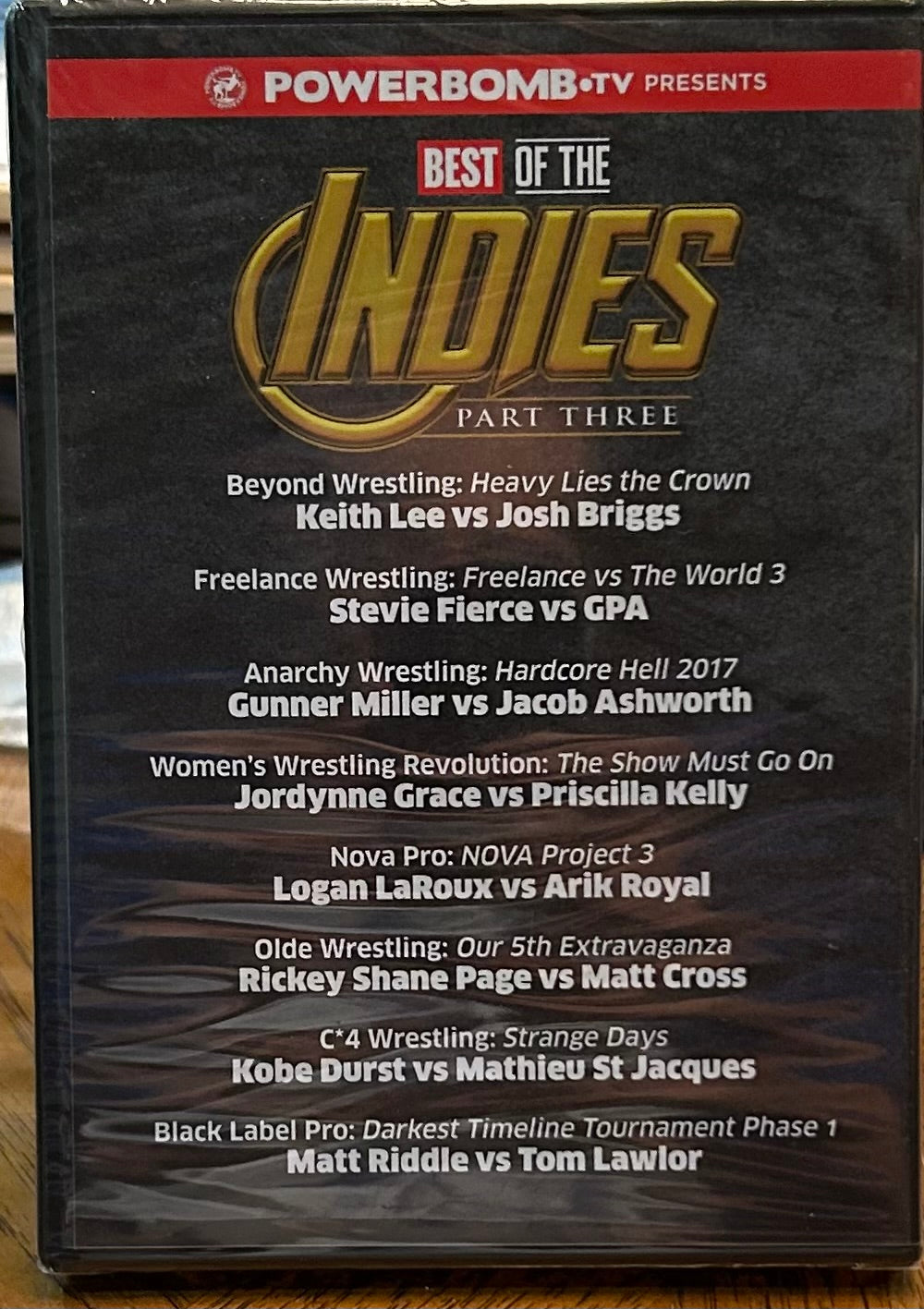 * “Best of the Indies Part Three” (Sealed)