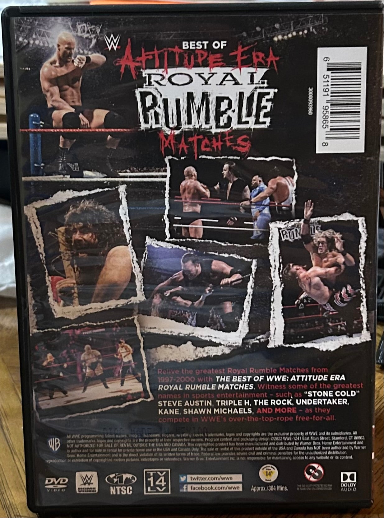 * WWE “Best of Attitude Era Royal Rumble Matches” (2-Disc set)