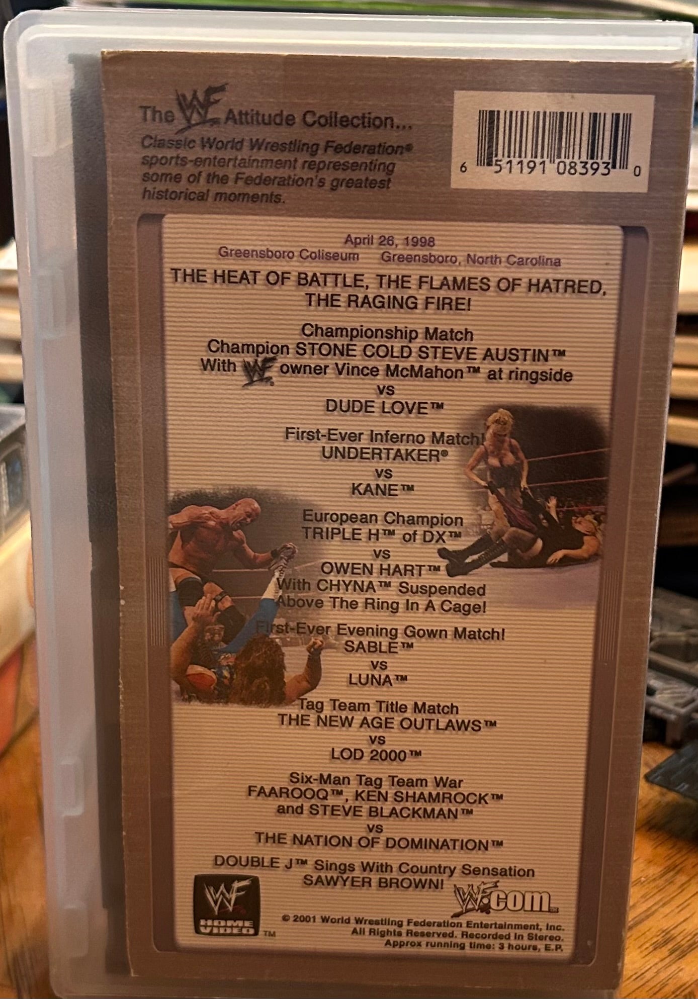 * WWF WWE “In Your House, Unforgiven” VHS (WWE Home Video)